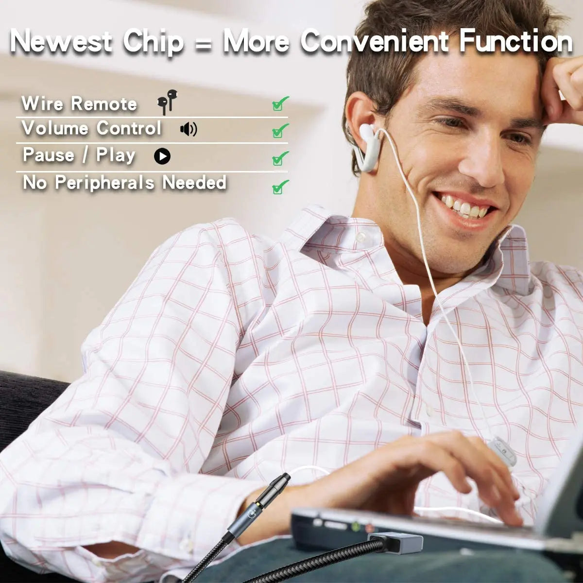 USB to 3.5mm Jack Audio Adapter, Koopao 2in1 External USB Sound Card, 3.5mm Aux to USB to Audio Jack Sound Adapter Jack for PC, PS4, Laptop pattanaustralia